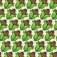 Corn pattern design or background vector