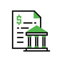Banking icon illustration design. Vector design