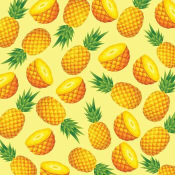 piña Fruta modelo antecedentes diseño vector