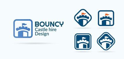 Castle vector design icon