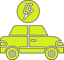 Electric Car Vector Icon