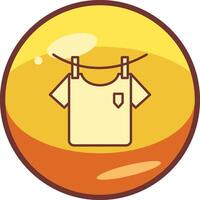 Washing Clothes Vector Icon