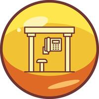 Telephone Box Vector Icon