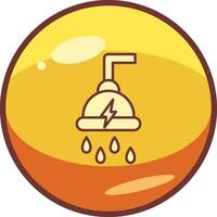 Power Shower Vector Icon