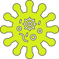 icono de vector de virus