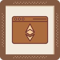 Ethereum Browser Vector Icon