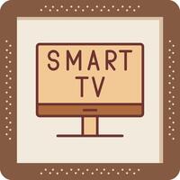 icono de vector de smart tv