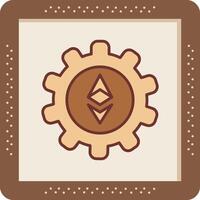Ethereum Setting Vector Icon