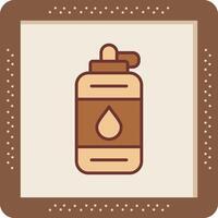 icono de vector de botella de agua