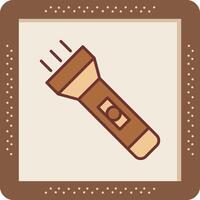 Flashlight Vector Icon