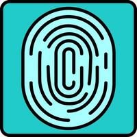 Fingerprint Vector Icon