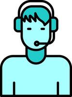 Customer Service Agent Vector Icon