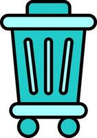 Trash Bin Vector Icon