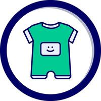 Baby Boy Outfit Vector Icon