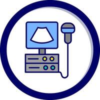 Ultrasound Machine Vector Icon