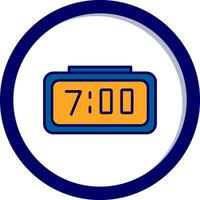 Digital Clock Vector Icon