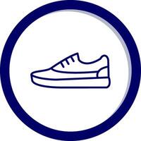 icono de vector de zapatillas