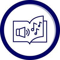 Audio Book Vector Icon