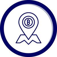 icono de vector de pin de ubicación