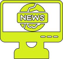 News Report Vector Icon