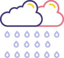 icono de vector de lluvia