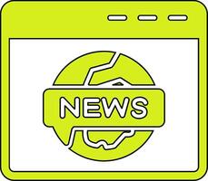 News Report Vector Icon