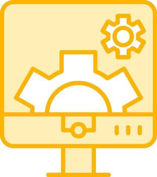 Computer Settings Vector Icon