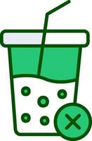 No Soft Drink Vector Icon