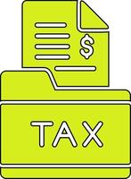 Tax Folder Vector Icon