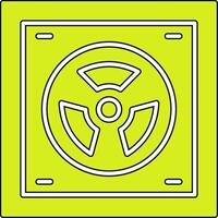 Radioactive Vector Icon