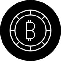 icono de vector de bitcoin