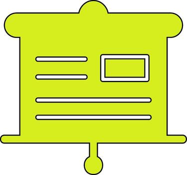 icono de vector de presentación