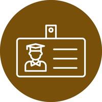 Student Id Card Vector Icon