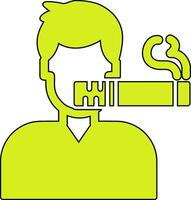 Man Smoking Vector Icon