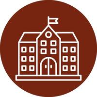 University Building Vector Icon