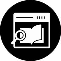 Research Book Vector Icon