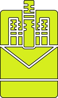 Cigarette pack Vector Icon
