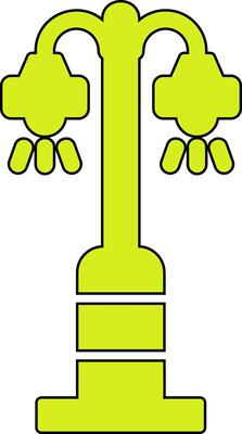 Streetlight Vector Icon