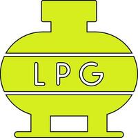 Liquefied Petroleum Gas Vector Icon