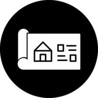 House Blueprint Vector Icon