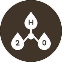 H2o Vector Icon