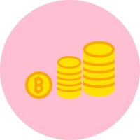 Bitcoins Vector Icon