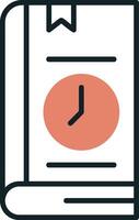 Book Time Limit Vector Icon