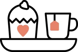 Afternoon Tea Vector Icon