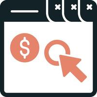 Pay Per Click Vector Icon