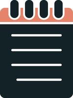 Notebook Vector Icon