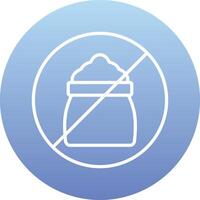 No Sugar Vector Icon