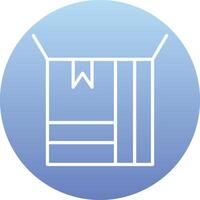 Open Box Vector Icon