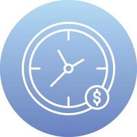 Time Is Money Vector Icon