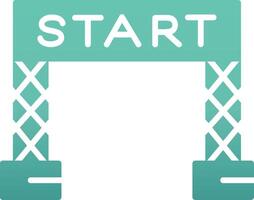 Start Line Vector Icon